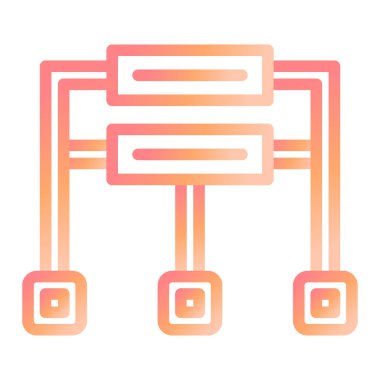 Yapı. Web simgesi basit illüstrasyon 