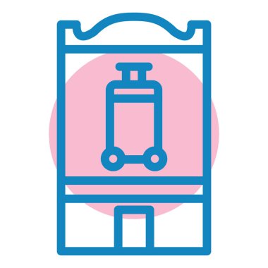 Modern b 'nin vektör illüstrasyonu eksik simgesi