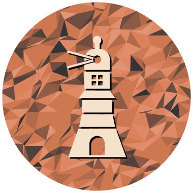 Bir deniz fenerinin vektör çizimi