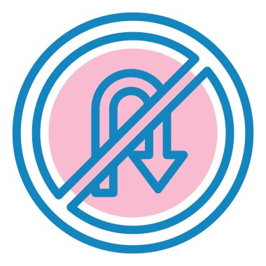 Giriş işareti simgesi yok. vektör illüstrasyonu