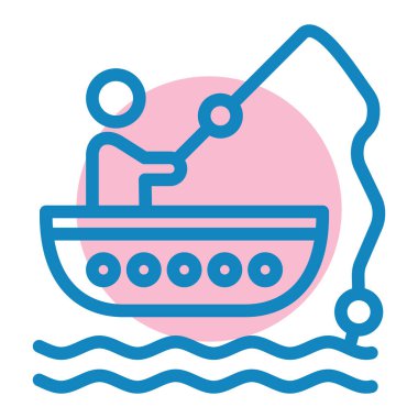 Tekne. Web simgesi basit illüstrasyon