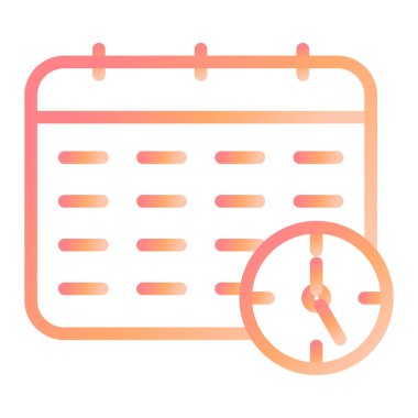 Takvim simgesi düz tasarım