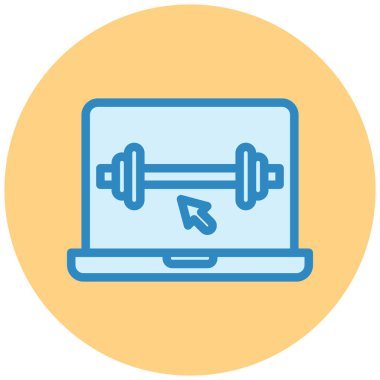 Dambıl. Web simgesi basit tasarım