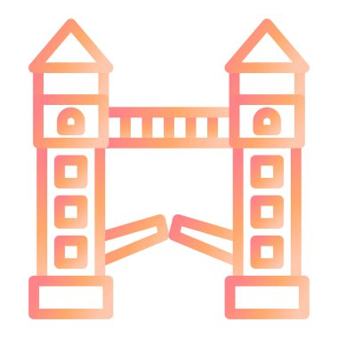 Bina. Web simgesi basit tasarım