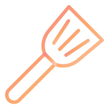 Spatula modern ikon vektör çizimi 