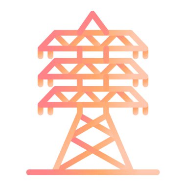 Bir güç simgesinin vektör illüstrasyonu