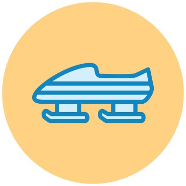 Kayak. Web simgesi basit illüstrasyon