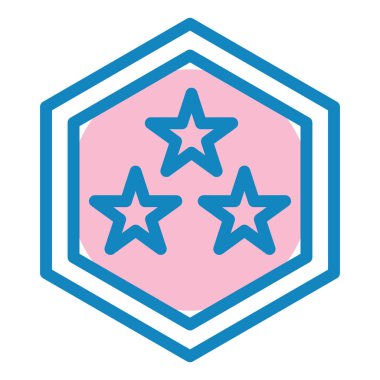 yıldız simgesi, vektör çizimi