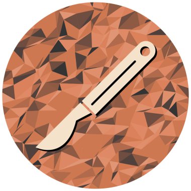 Bıçak ikonu. vektör illüstrasyonu