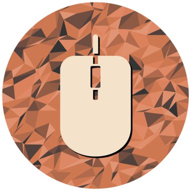 Fare. Web simgesi basit illüstrasyon