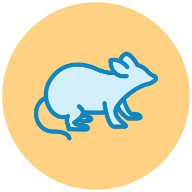 Fare simgesi, vektör illüstrasyonu basit tasarım