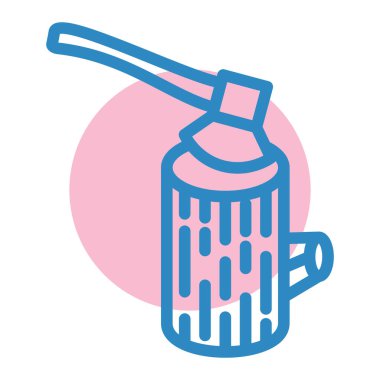 Bir çaydanlık simgesinin vektör illüstrasyonu