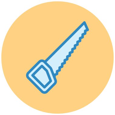 Gördüm. Web simgesi basit illüstrasyon