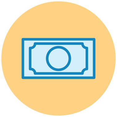 Para için. Web simgesi basit illüstrasyon