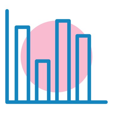 Bar çizelgesi. Web simgesi