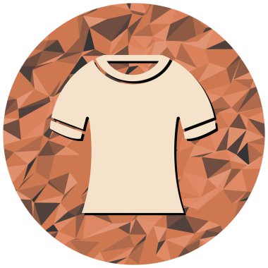 Tişört ikonu. Düz dizayn. vektör illüstrasyonu.