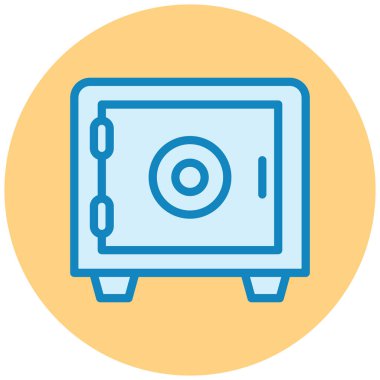 Dolap. Web simgesi basit illüstrasyon