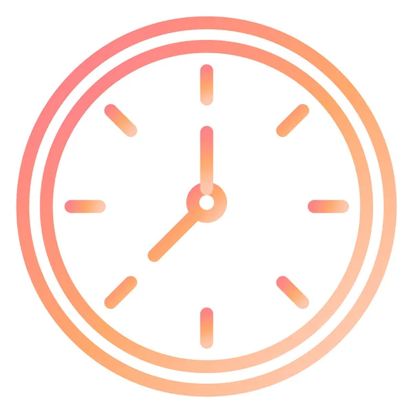 Настінний Годинник Сучасна Іконка Векторні Ілюстрації — стоковий вектор
