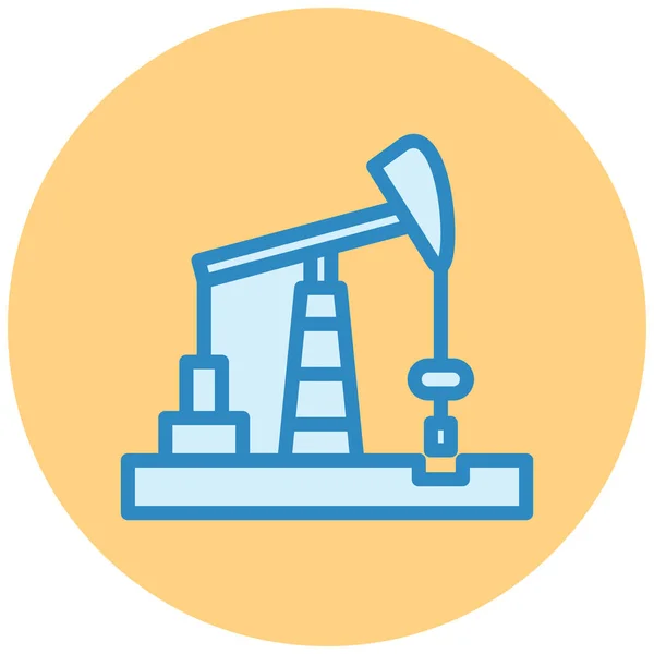 Oil Pump Simple Illustration — Stock Vector