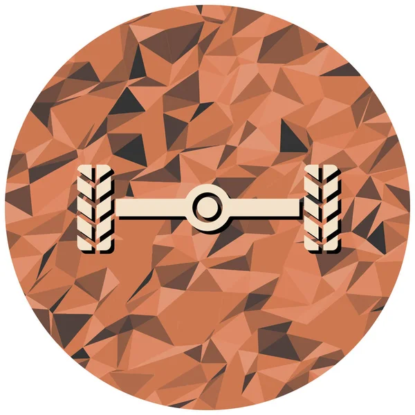 Basit vektör illüstrasyonu, web simgesi 