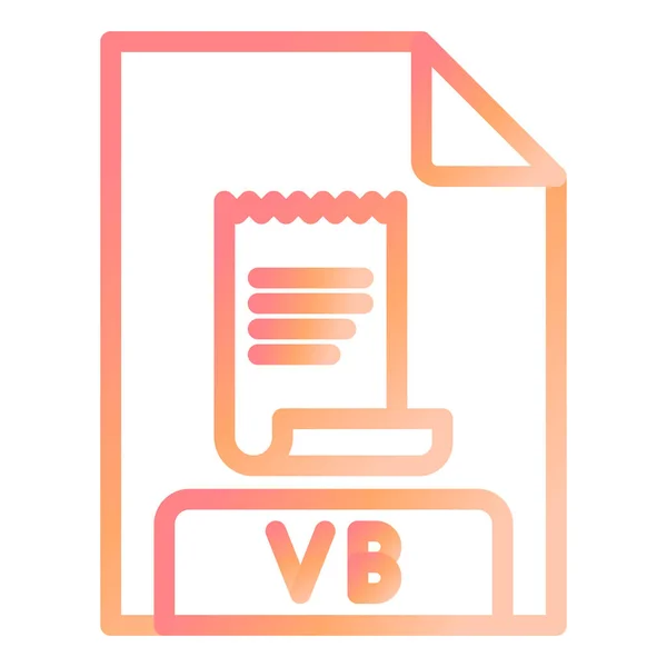 Icono Formato Archivo Vector Ilustración — Vector de stock