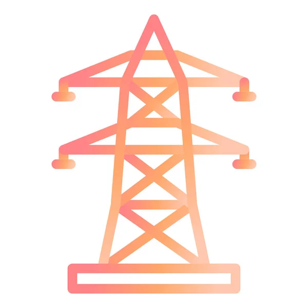 Power Tower Simple Design — Stockvector