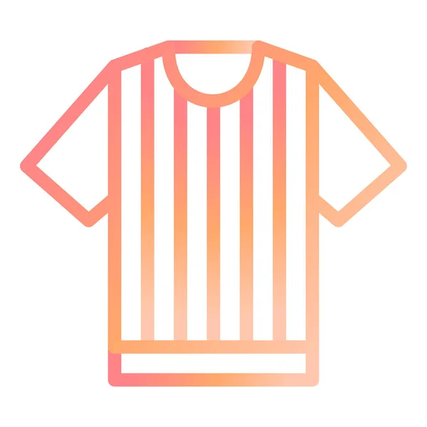 Referee Shirt Modern Icon Vector Illustration — Stockvector