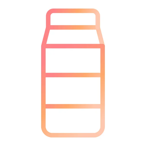 Milch Web Symbol Einfache Illustration — Stockvektor