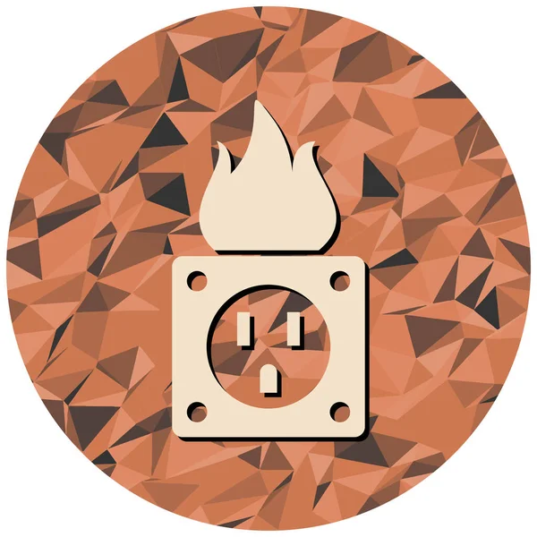 Fire Alarm Clock Icon Vector Illustration — Stock vektor