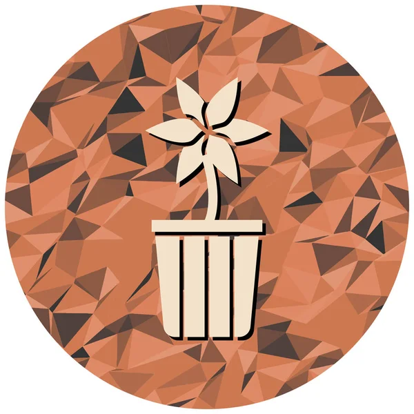 Bir kaktüsün vektör çizimi