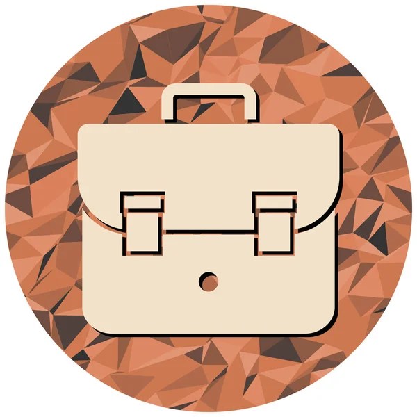 evrak çantası simgesi, vektör illüstrasyonu