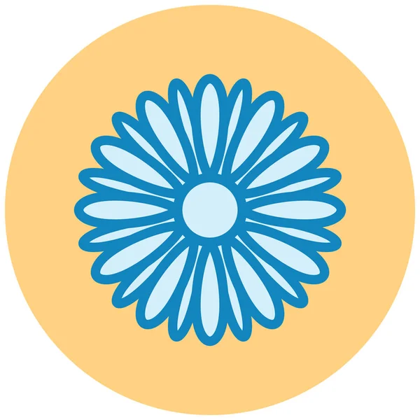 Çiçek. Web simgesi basit illüstrasyon