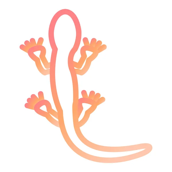 Lizard Web Icon Simple Illustration — Stock Vector