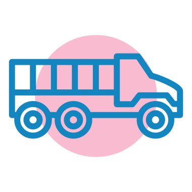 - Araba. Web simgesi basit illüstrasyon