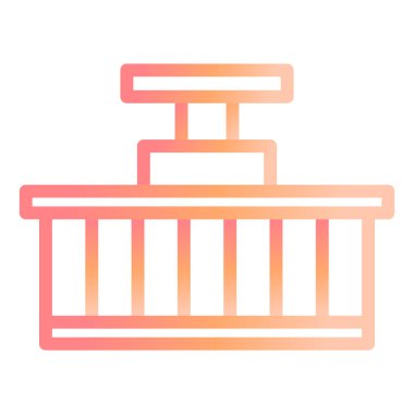 Bebek arabası vektör simgesi