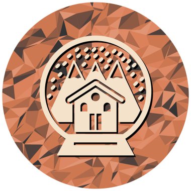 Modern simge işaretinin vektör illüstrasyonu.