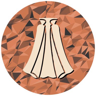 Basit vektör illüstrasyonu, web simgesi 