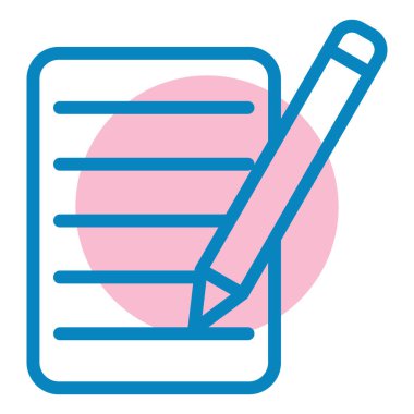 Kontrol listesi. Web simgesi basit tasarım