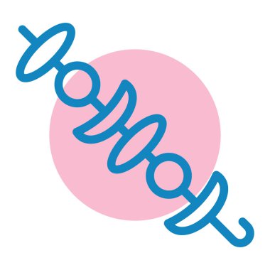 Şiş. Web simgesi basit illüstrasyon