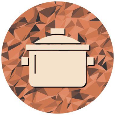 Mutfak gereçleri simgesi. vektör illüstrasyonu