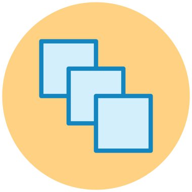 Düz tasarım simgesinin vektör illüstrasyonu