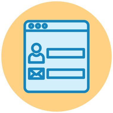 kullanıcı arayüzü. Basit resimleme