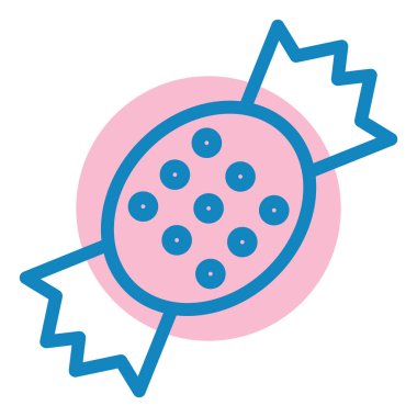 - Şeker. Web simgesi basit illüstrasyon