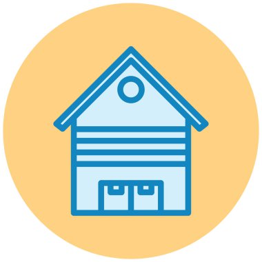 Depo simgesinin vektör illüstrasyonu