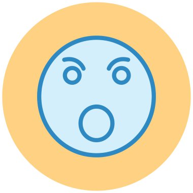 Emoji. Web simgesi vektör illüstrasyonu