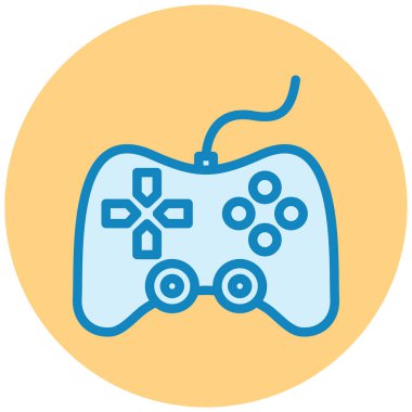 Oyun kolu. Web simgesi basit illüstrasyon