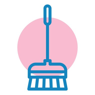 Temizlik. Web simgesi basit tasarım