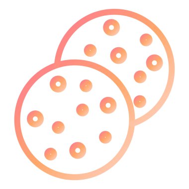 Düz Braed modern ikon vektör çizimi 