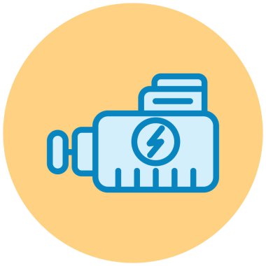 kamera simgesi, vektör illüstrasyonu basit tasarım