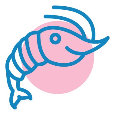 Balık. Web simgesi basit illüstrasyon